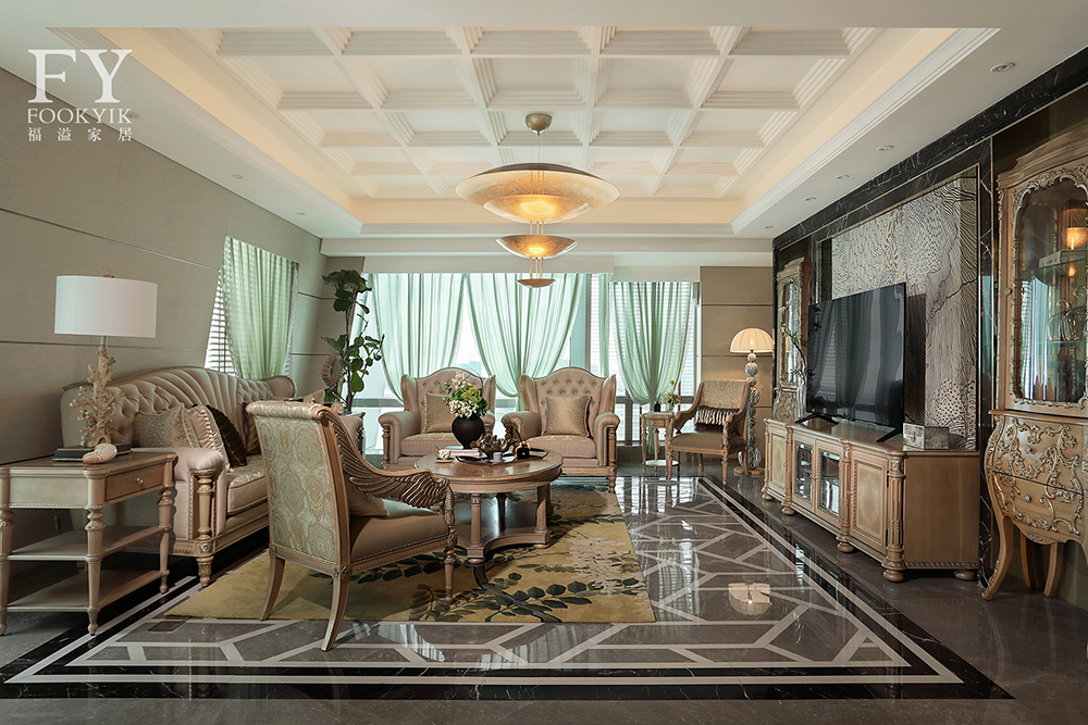 400 Square Meter European Style Flat Floor With Sea View