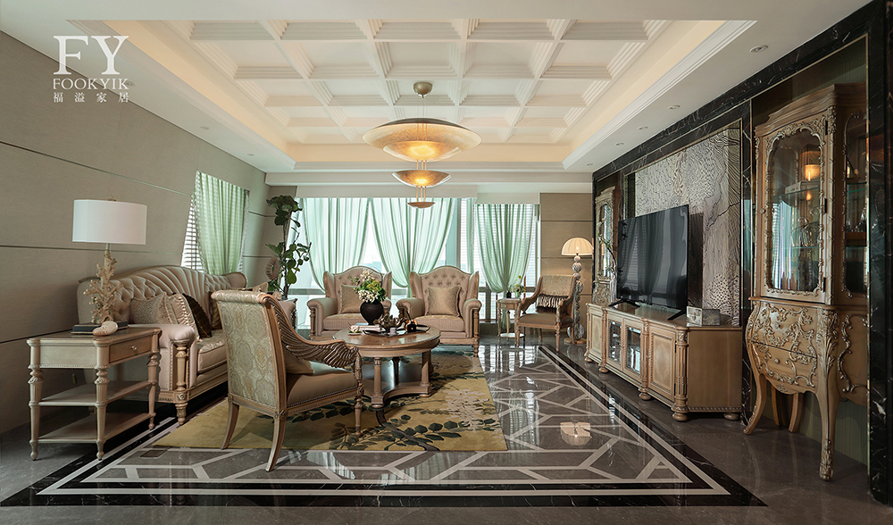 400 Square Meter European Style Flat Floor With Sea View